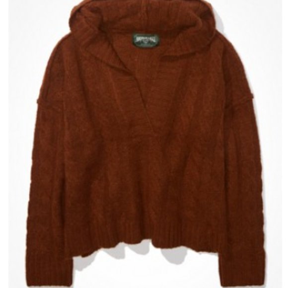 American Eagle Soft & Cozy Hoodie Sweater Size Small - Picture 5 of 5